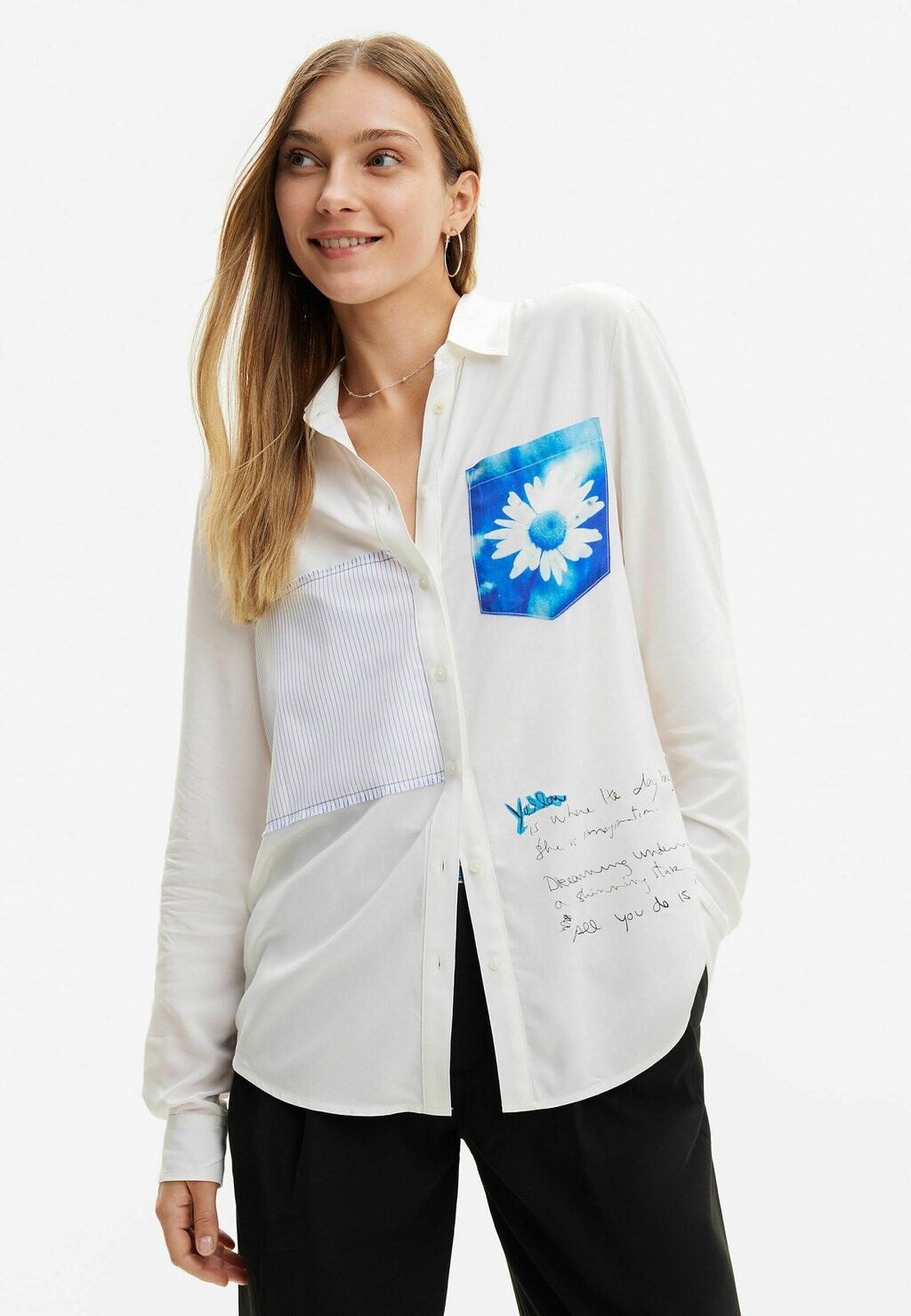 

Рубашка Desigual, белый