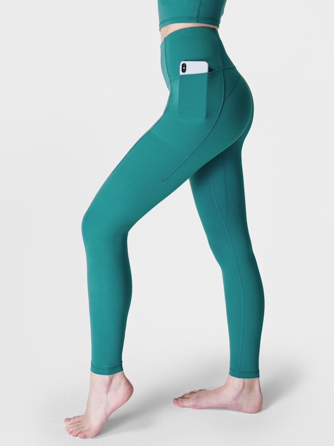 

Супермягкие леггинсы для йоги Sweaty Betty, цвет: синий агат