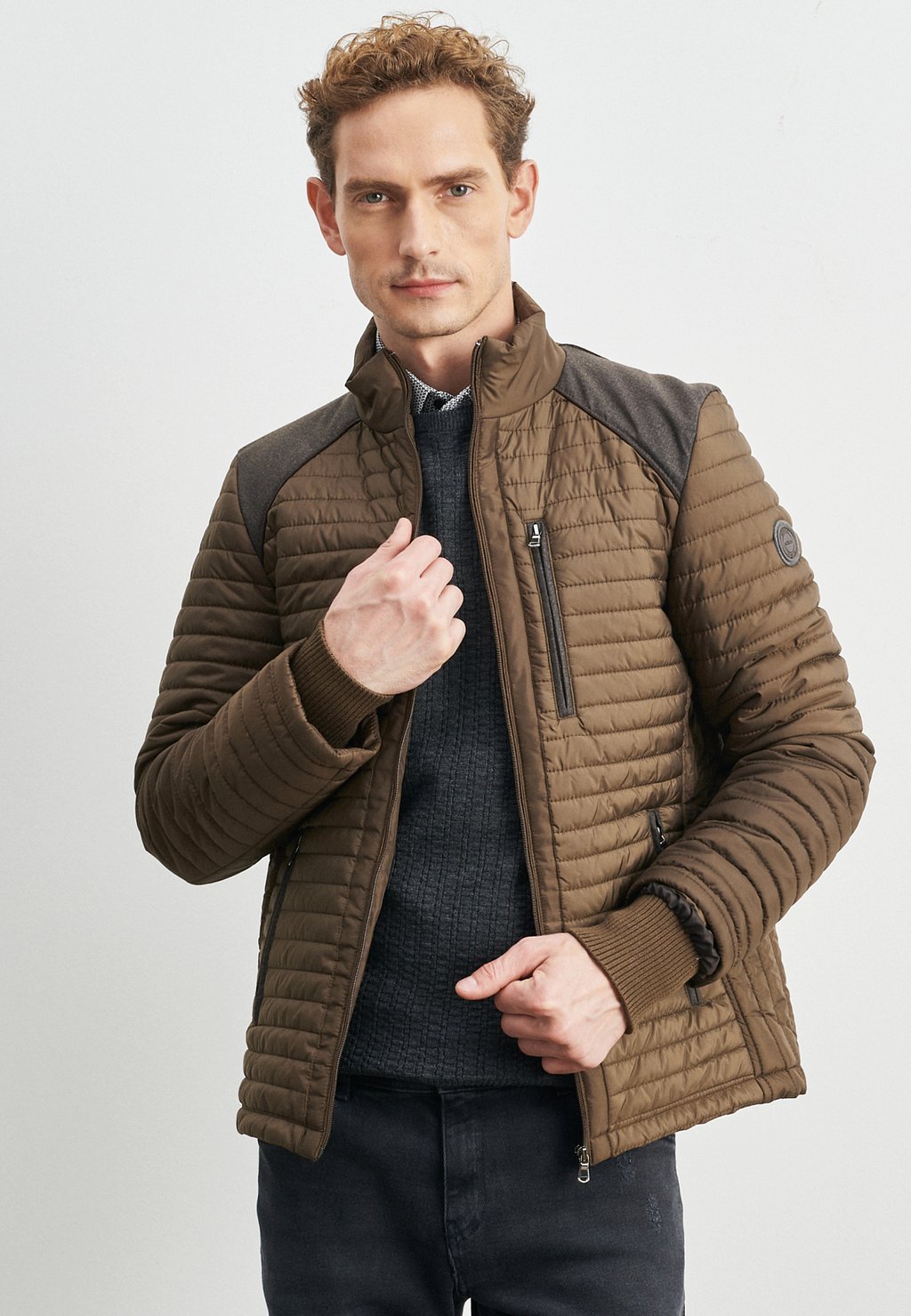 

Демисезонная куртка STANDARD FIT FIGURED AC&CO / ALTINYILDIZ CLASSICS, цвет Standard Fit Jacket Figured