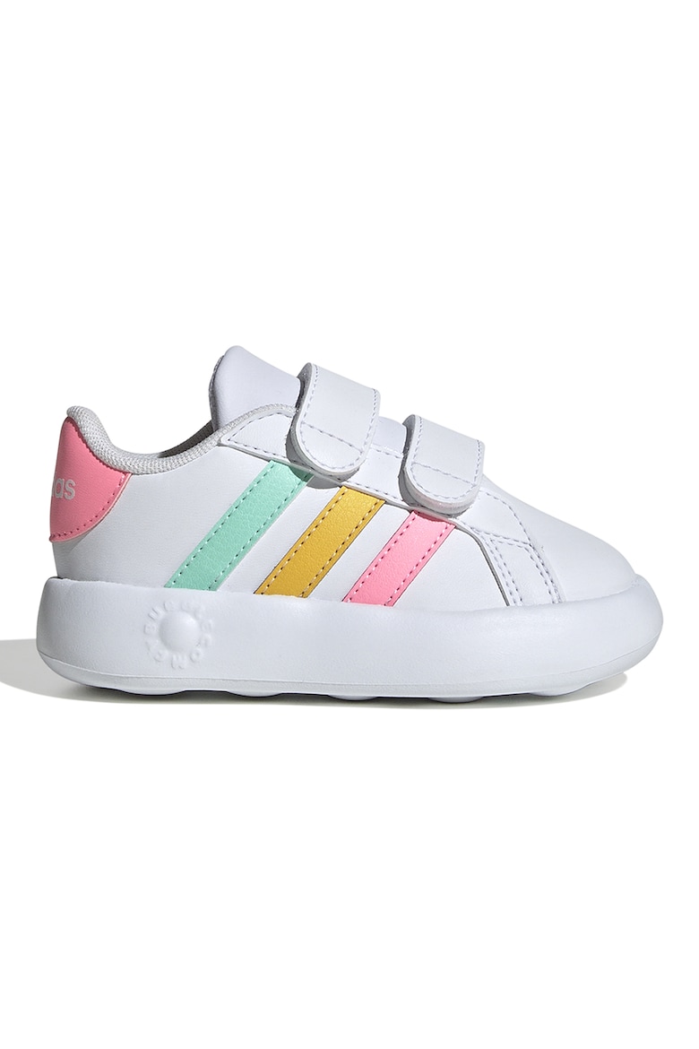 

Туфли Grand Court 2 0 из экокожи на липучке Adidas Sportswear, белый