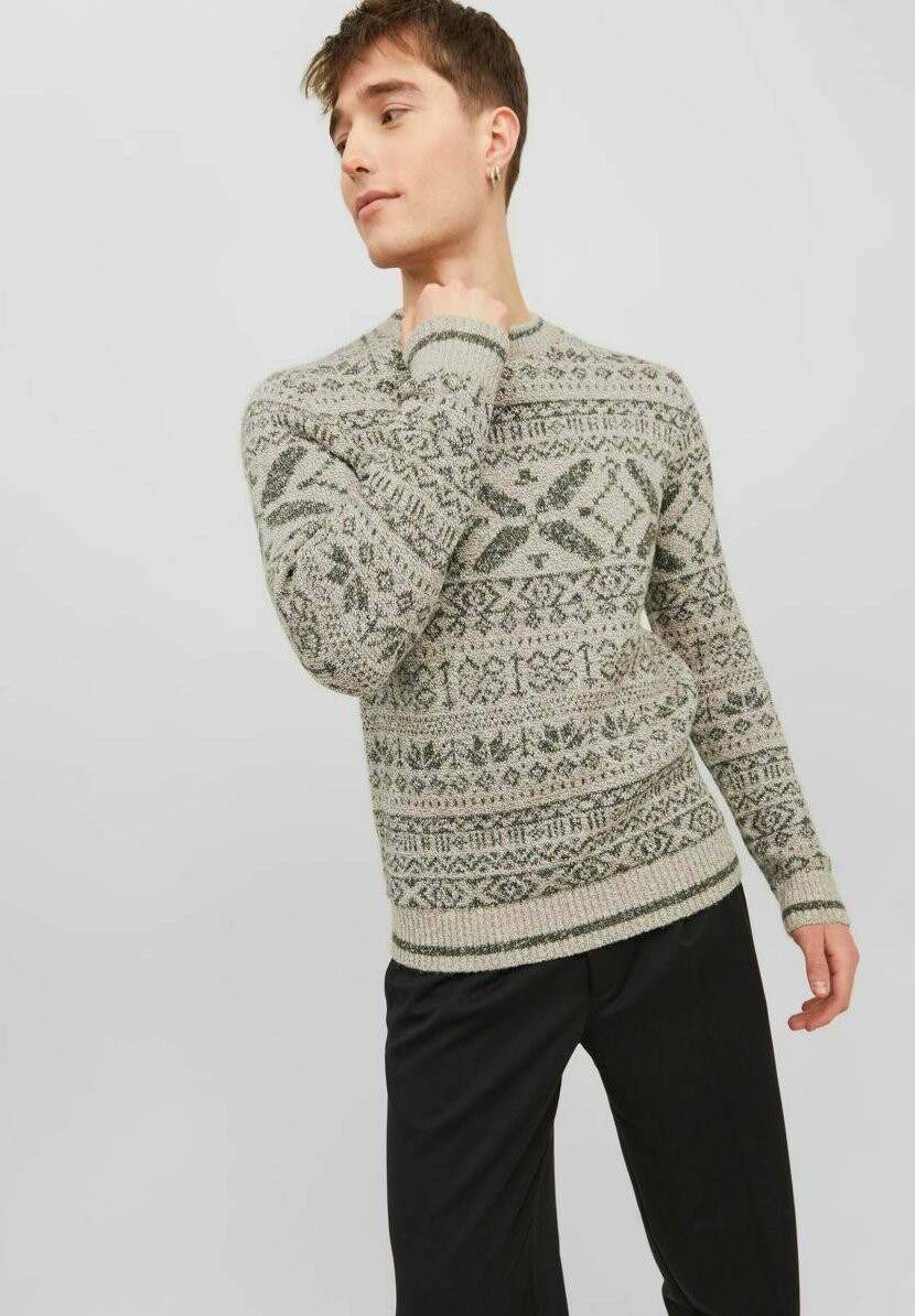 

Джемпер CREW NECK Jack & Jones, бежевый