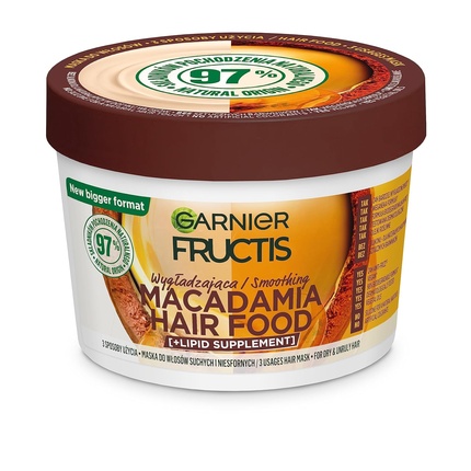 Garnier Fructis Hair Food Маска для сухих и вьющихся волос с макадамией, 400 мл