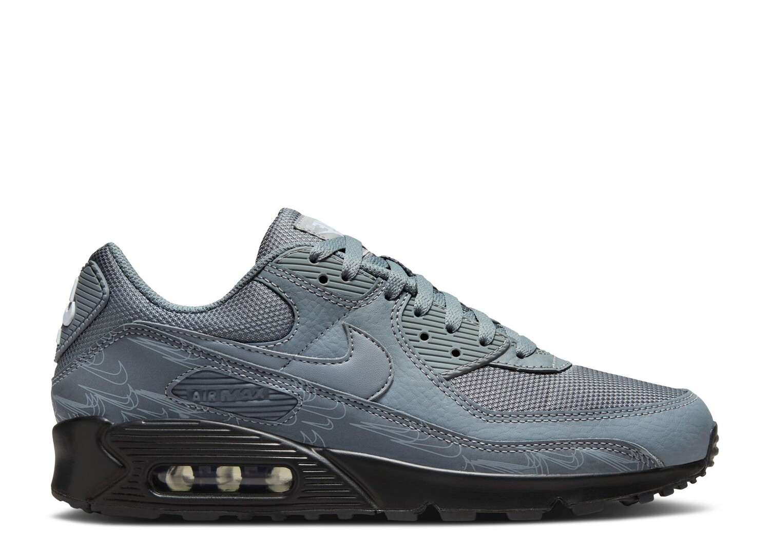 

Кроссовки Nike Air Max 90 'Cool Grey Reflective', серый