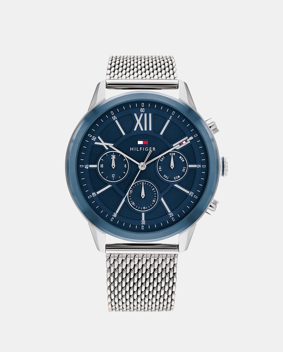 

Многофункциональные мужские часы Morrison 1710524 со стальной сеткой Tommy Hilfiger, серебро