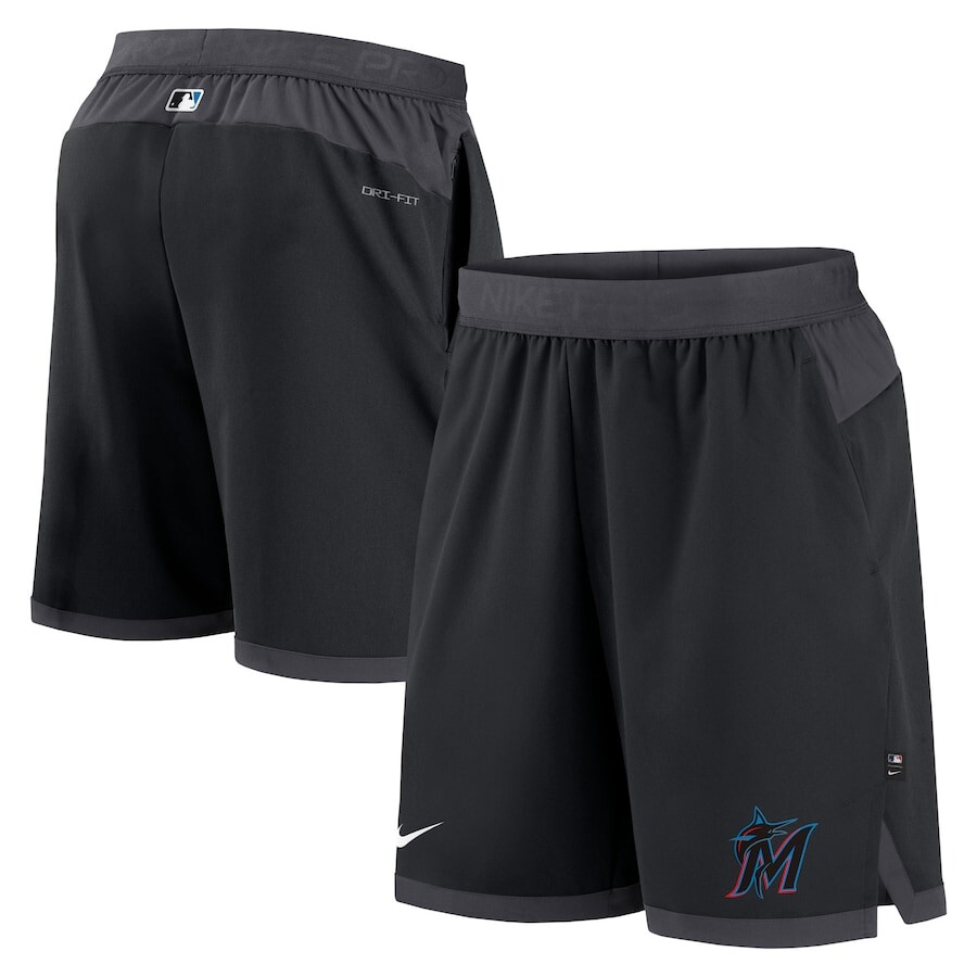 

Шорты Nike Miami Marlins, черный