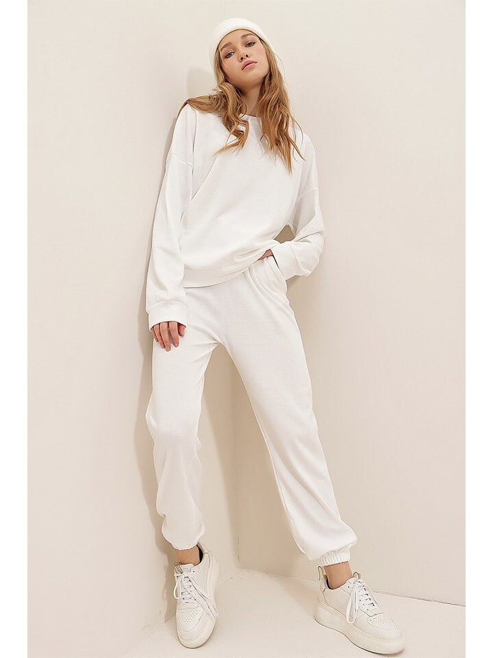 

Спортивные брюки Trend Alacati 2tlg Outfit, белый