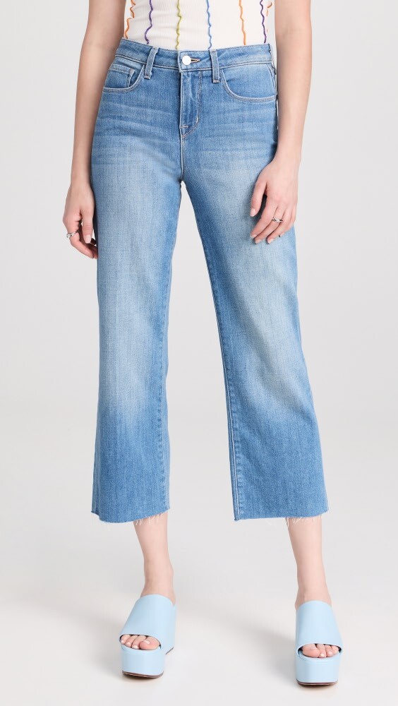 

Джинсы L'AGENCE Wanda High Rise Crop Wide Leg