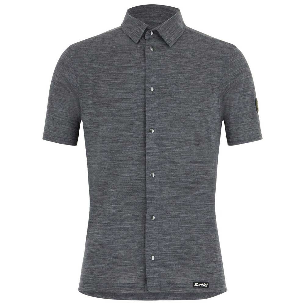 

Рубашка с коротким рукавом Santini Summer Gravel, серый