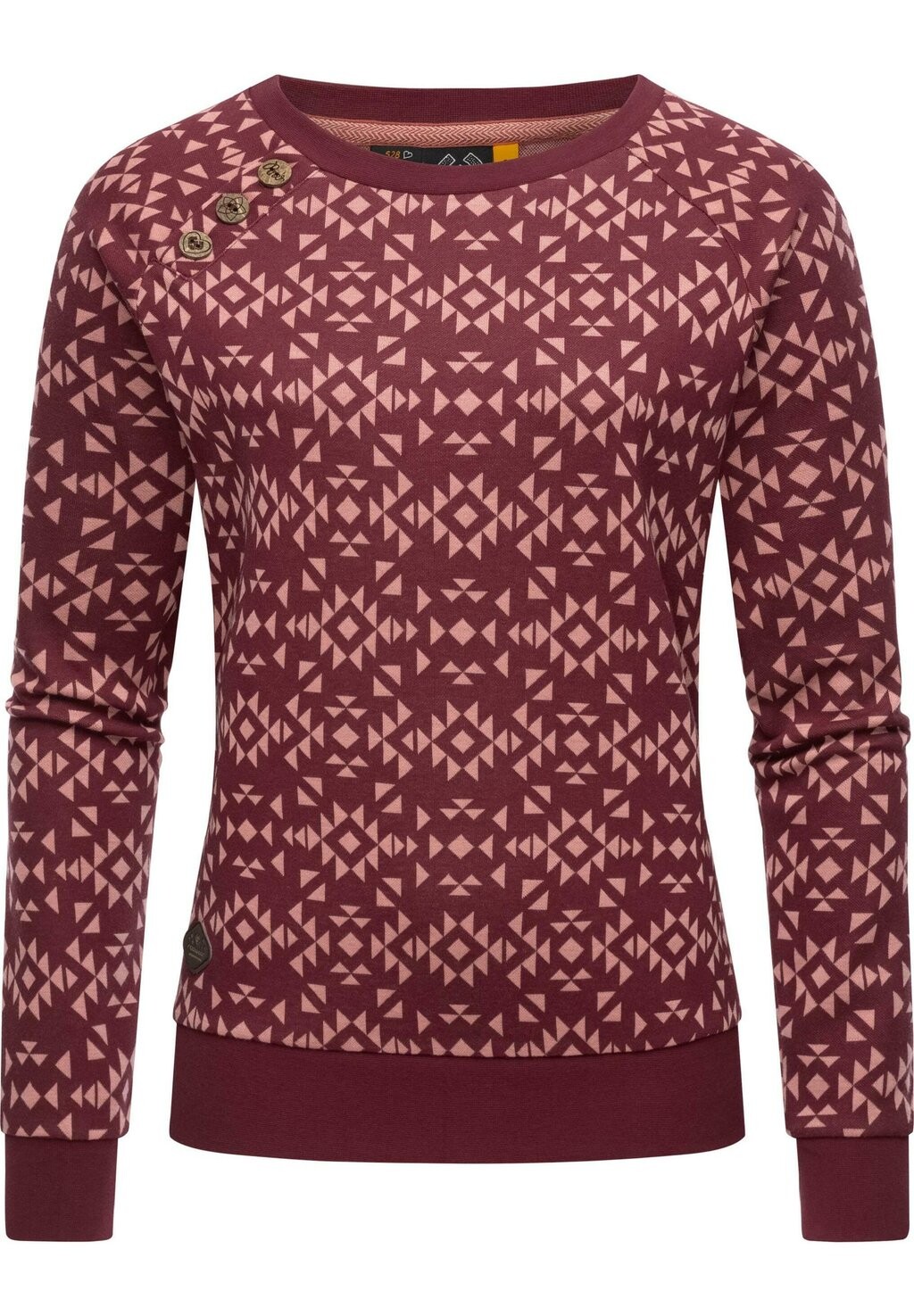 

Толстовка RUNDHALS DARRIA AZTEC Ragwear, бордовый, Красный
