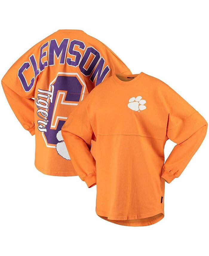 

Женская оранжевая футболка Clemson Tigers Loud n Proud Spirit Jersey, оранжевый