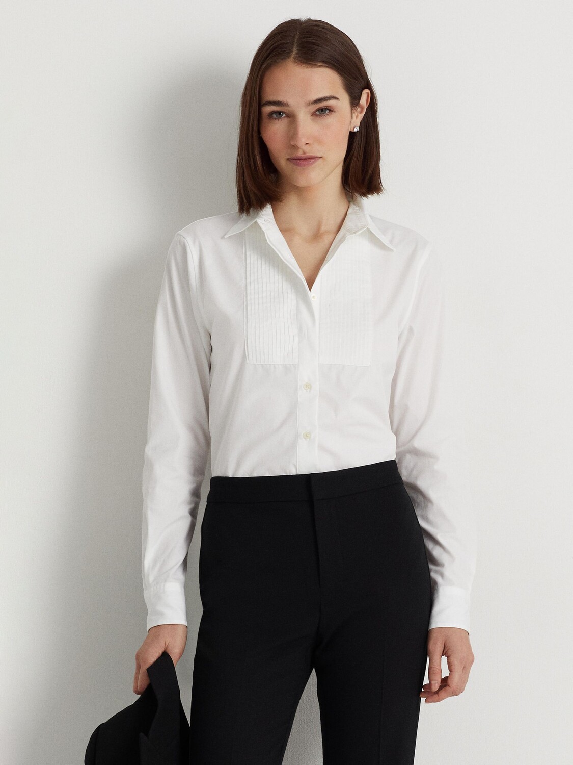 

Рубашка с защипами Lauren Mialo Ralph Lauren, белый
