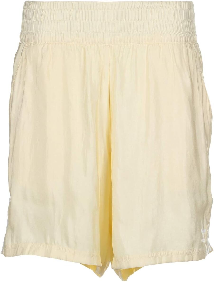 

Атласные шорты adidas, цвет Easy Yellow
