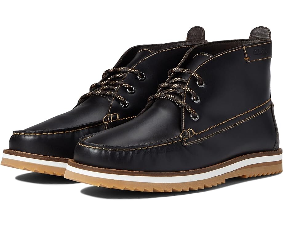 

Ботинки Clarks Durston Mid, цвет Dark Brown Leather