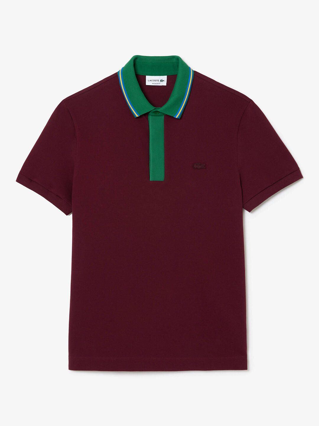 

Футболка-поло Lacoste Core Essential, красный/зеленый