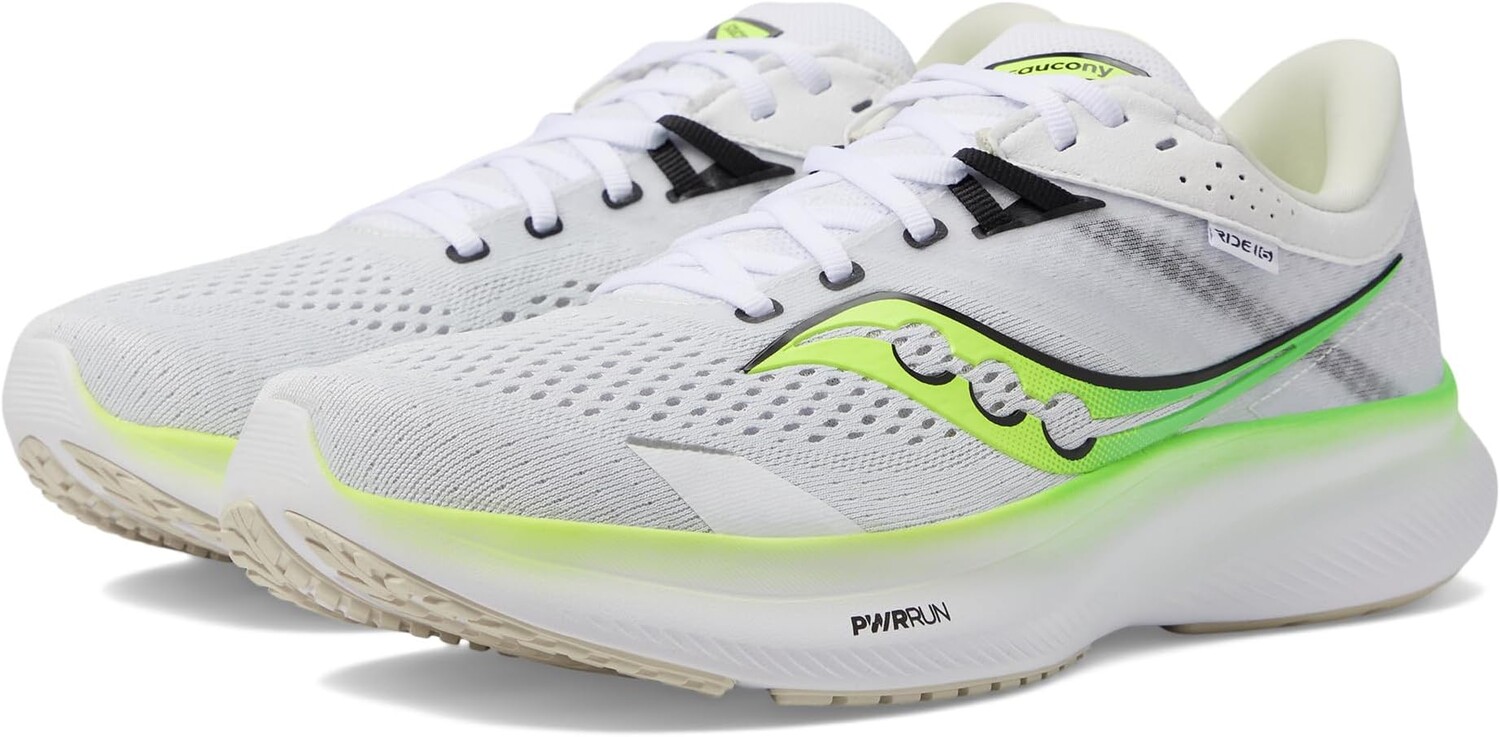 

Кроссовки Ride 16 Saucony, цвет White/Slime