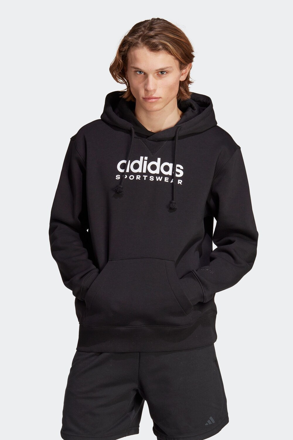 

Спортивная одежда Essentials из трикотажа с 3 полосками adidas, черный