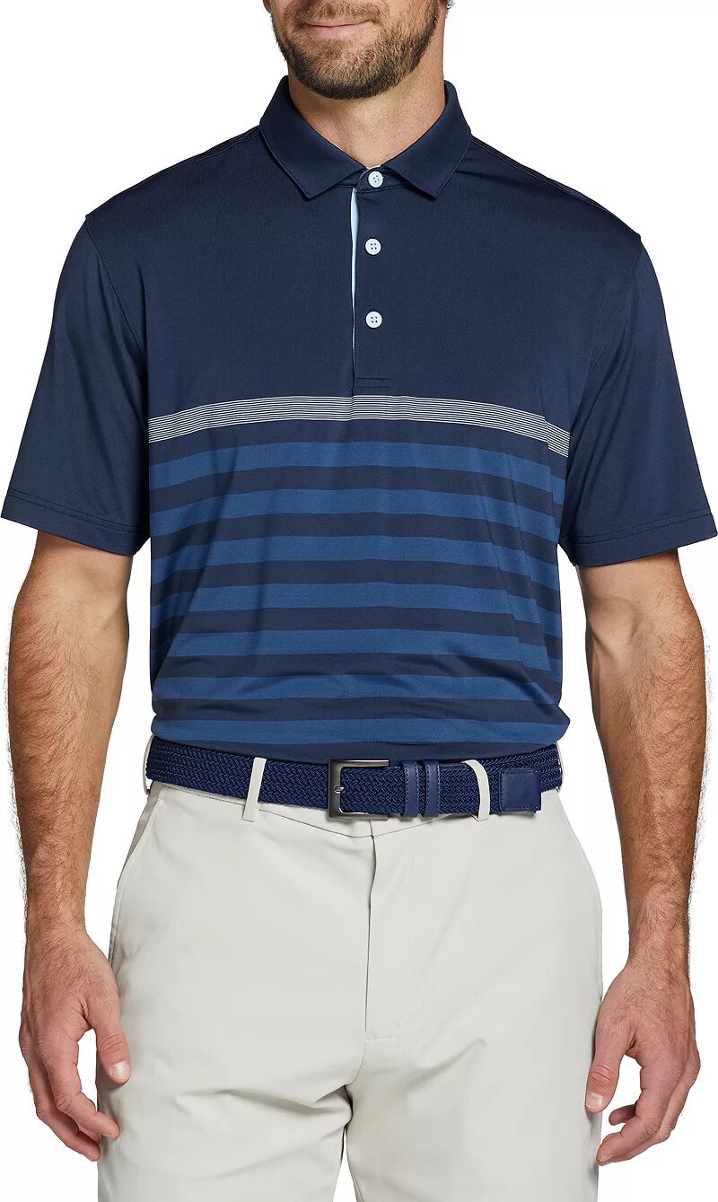 Мужская рубашка-поло для гольфа в полоску Walter Hagen Performance 11 лет/Д