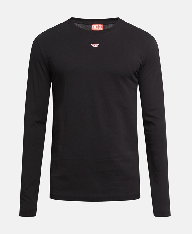 

Топ с длинными рукавами Diesel, черный