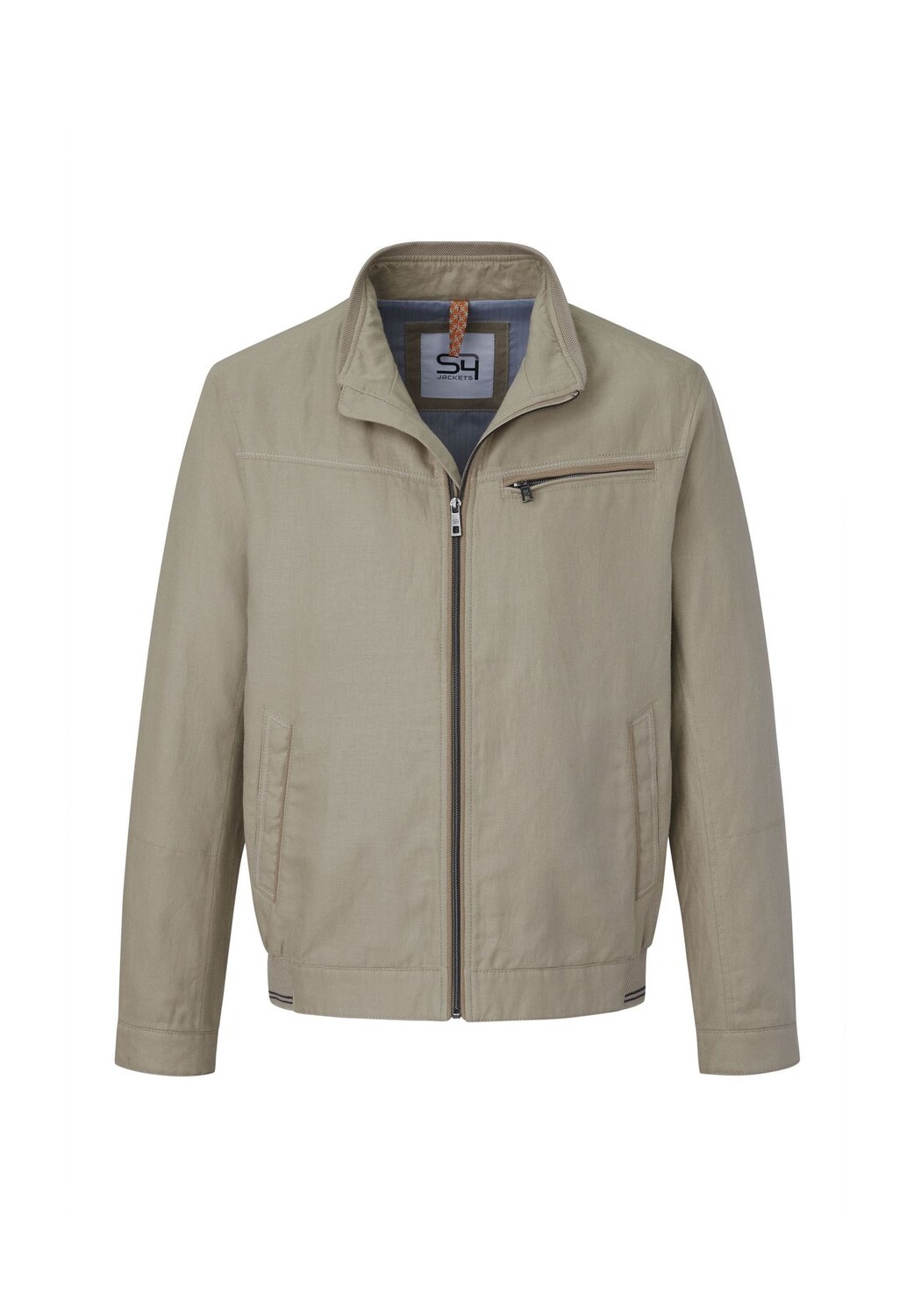 

Спортивная летняя куртка из хлопка и льна GROSSETO S4 JACKETS, цвет Straw