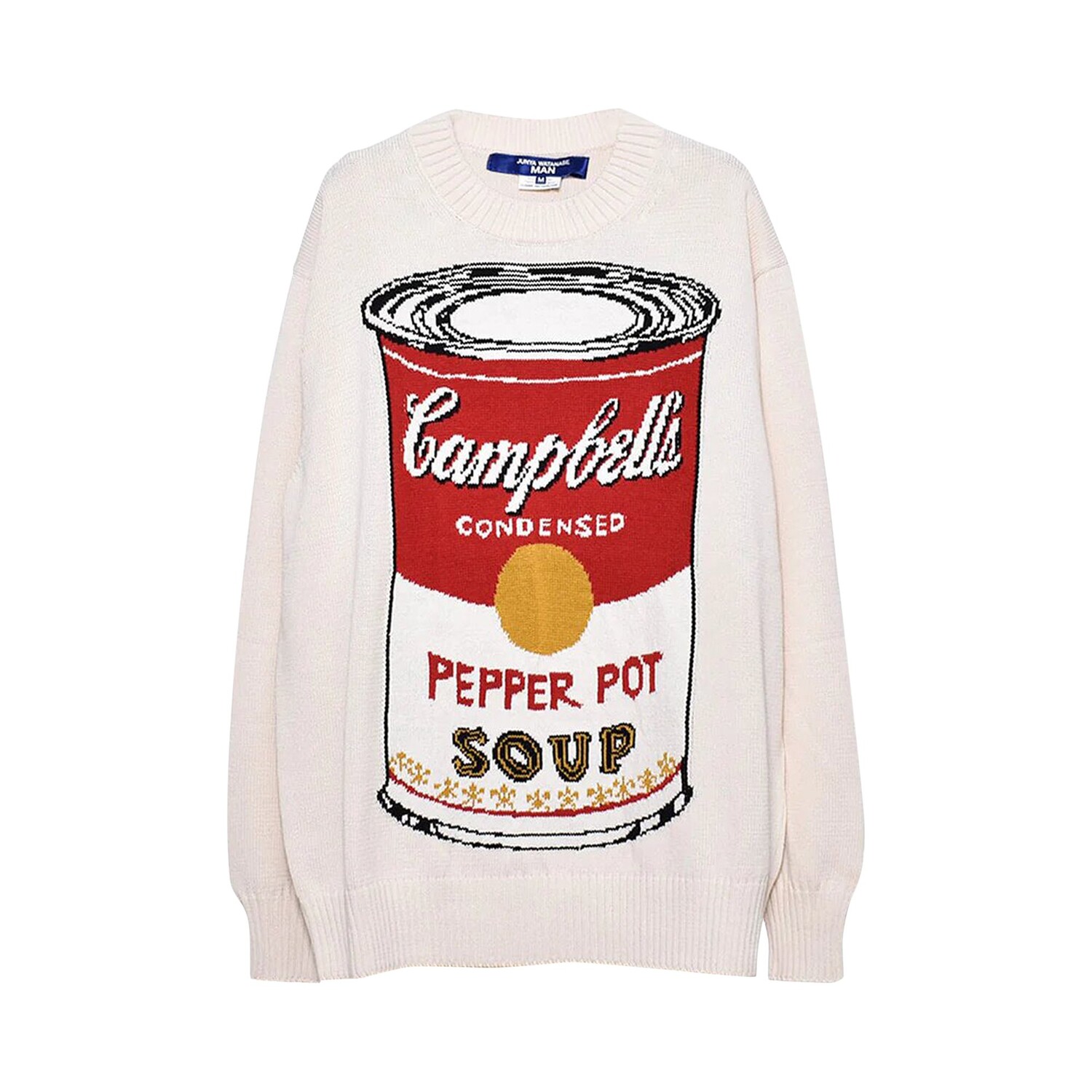 

Junya Watanabe Джемпер интарсии Andy Warhol, цвет Белый