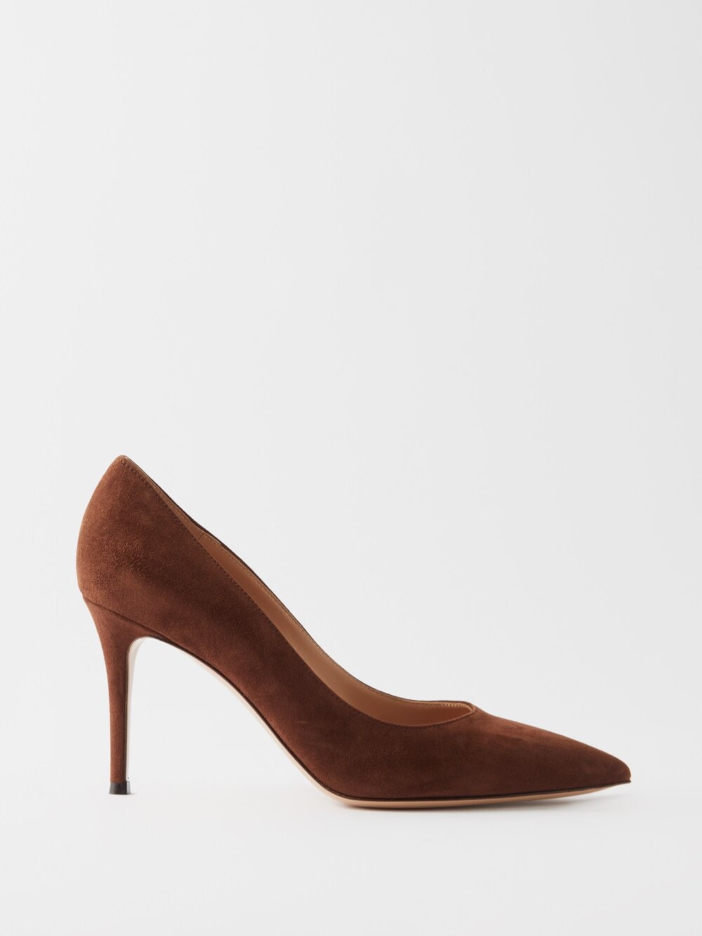 

Замшевые туфли gianvito 85 Gianvito Rossi, коричневый