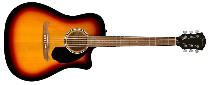 цена Акустическая гитара 097-2713-532 Fender FA-125CE Dreadnought Acoustic/Electric Guitar Sunburst - Sunburst