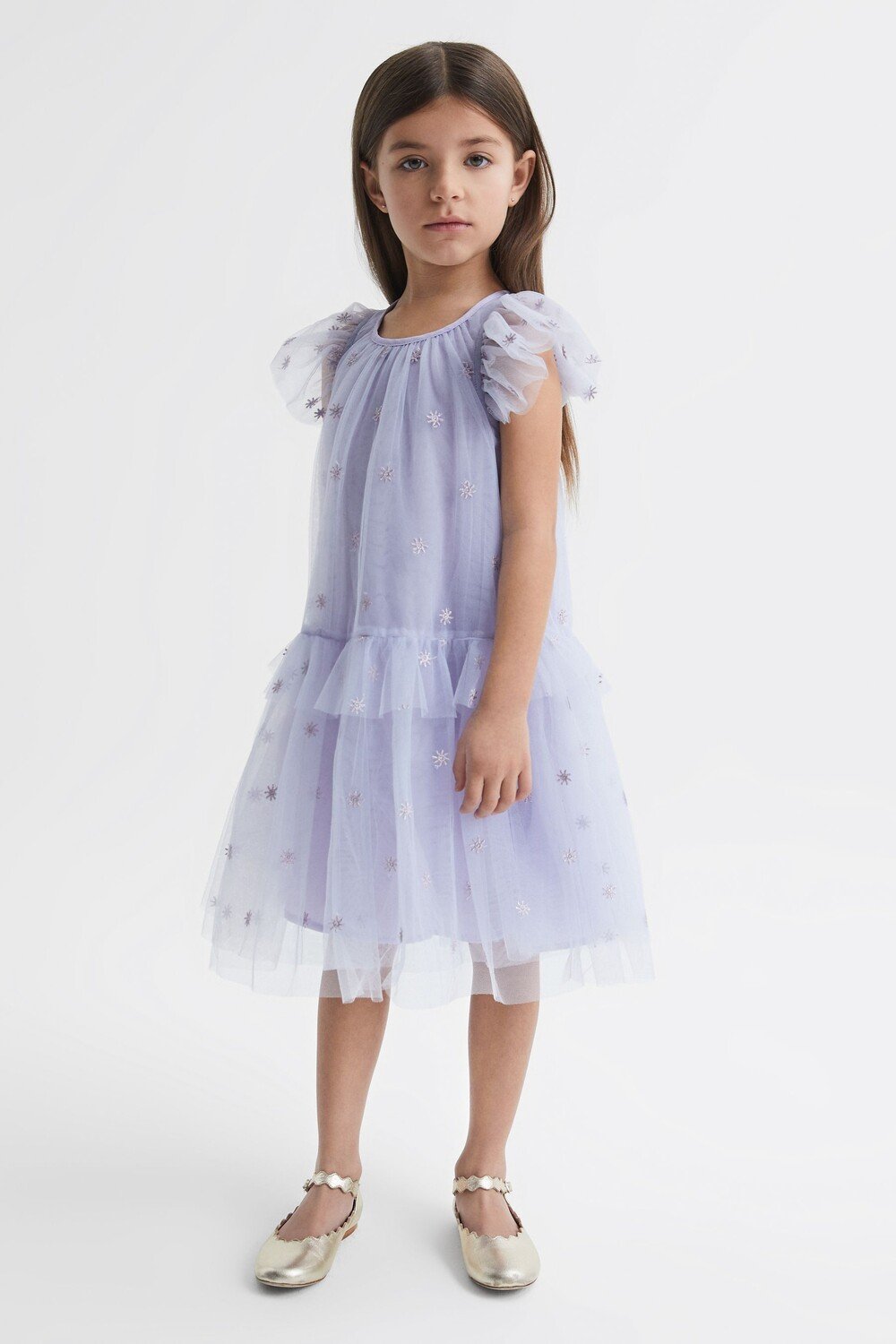 

Платье Fifi из тюля с вышивкой Reiss