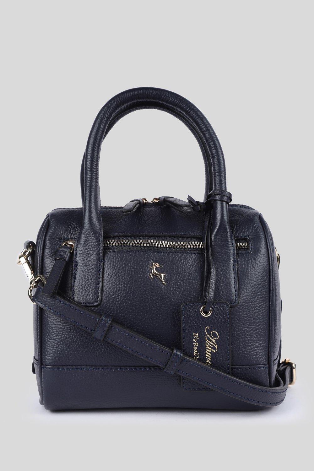 Сумка через плечо 'Moda Siciliana' из натуральной кожи Ashwood Leather, темно-синий сумка ashwood leather m 52 tan