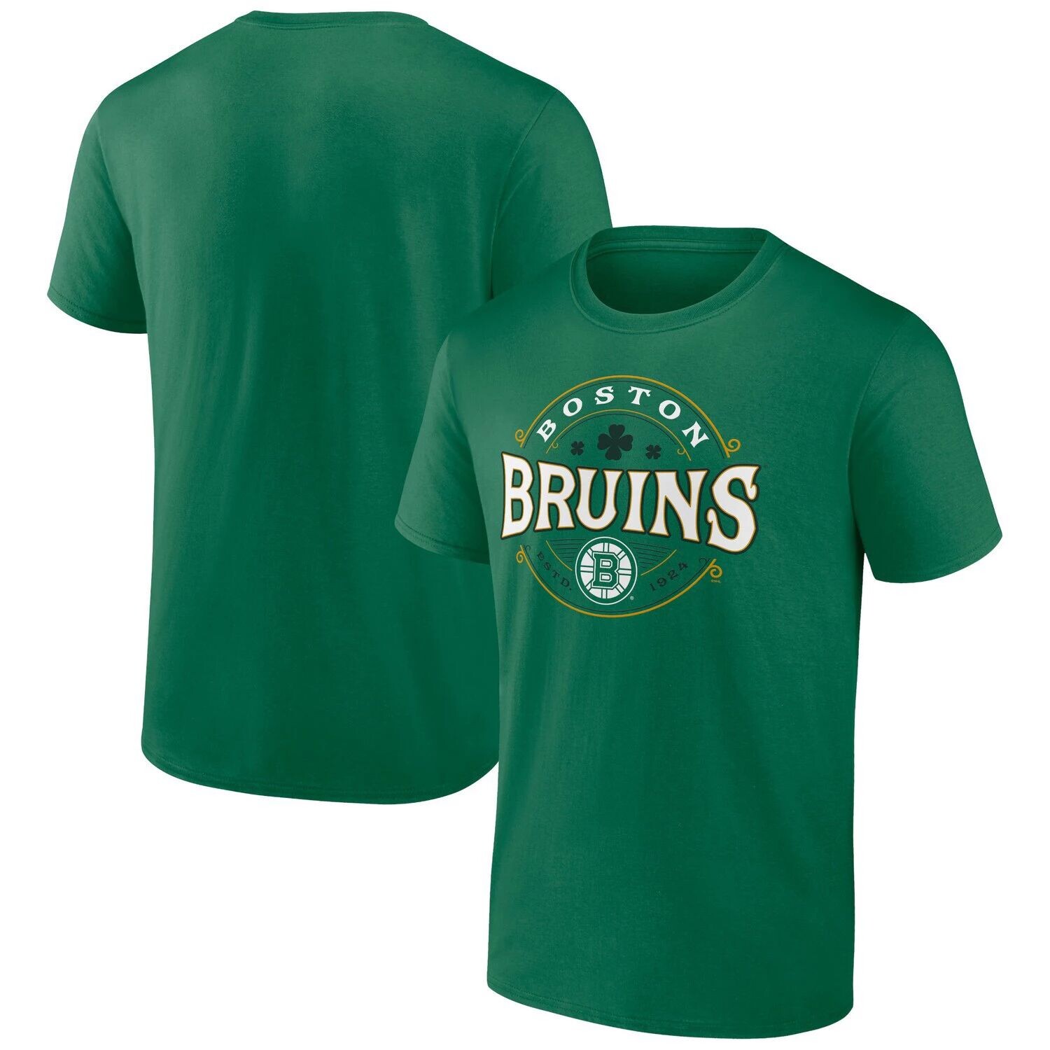 

Мужская футболка Fanatics Kelly Green Boston Bruins Celtic ко Дню Святого Патрика