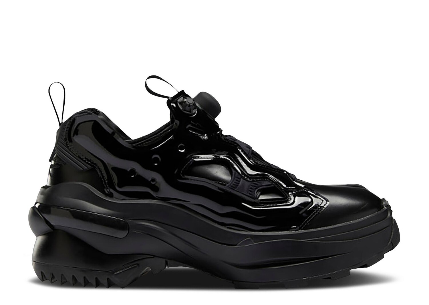 Кроссовки Reebok Maison Margiela X Tabi Instapump Fury Oxford 'Black', черный