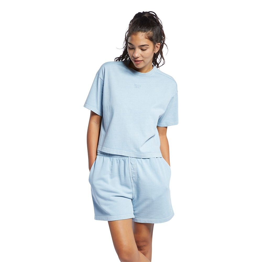 

Футболка Reebok Classics Foundation Natural Dye Crop, синий