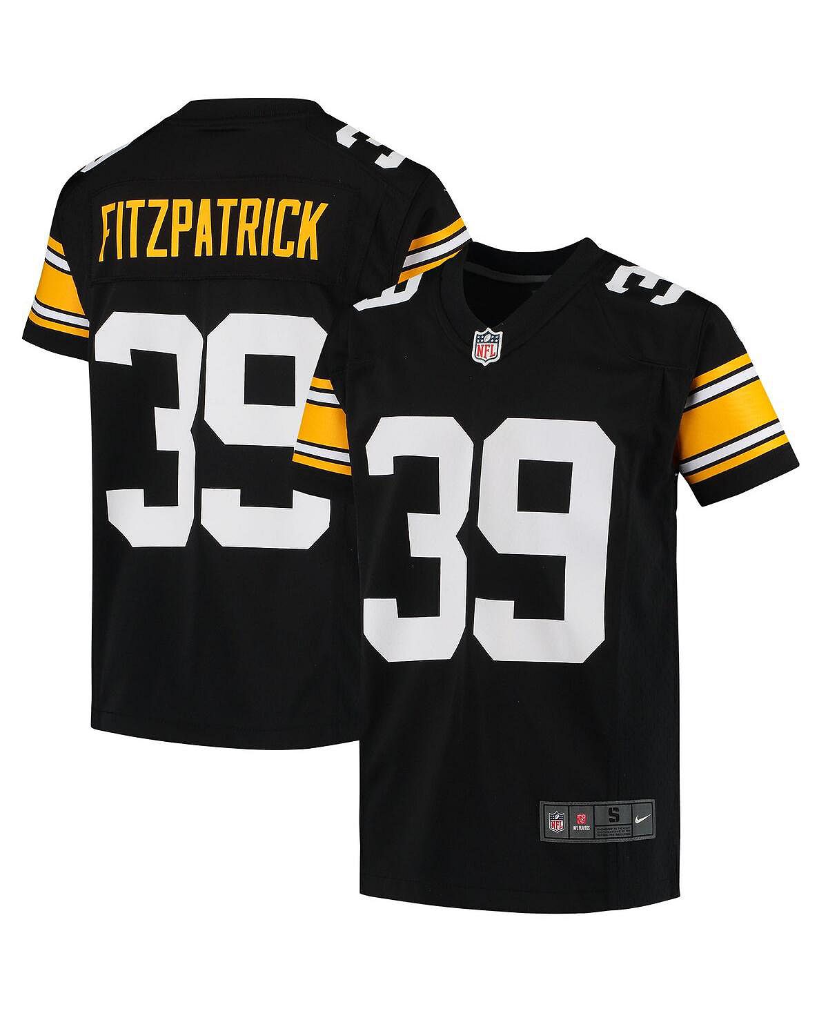 

Джерси Big Boys Minkah Fitzpatrick Black Pittsburgh Steelers Альтернативная игра Nike