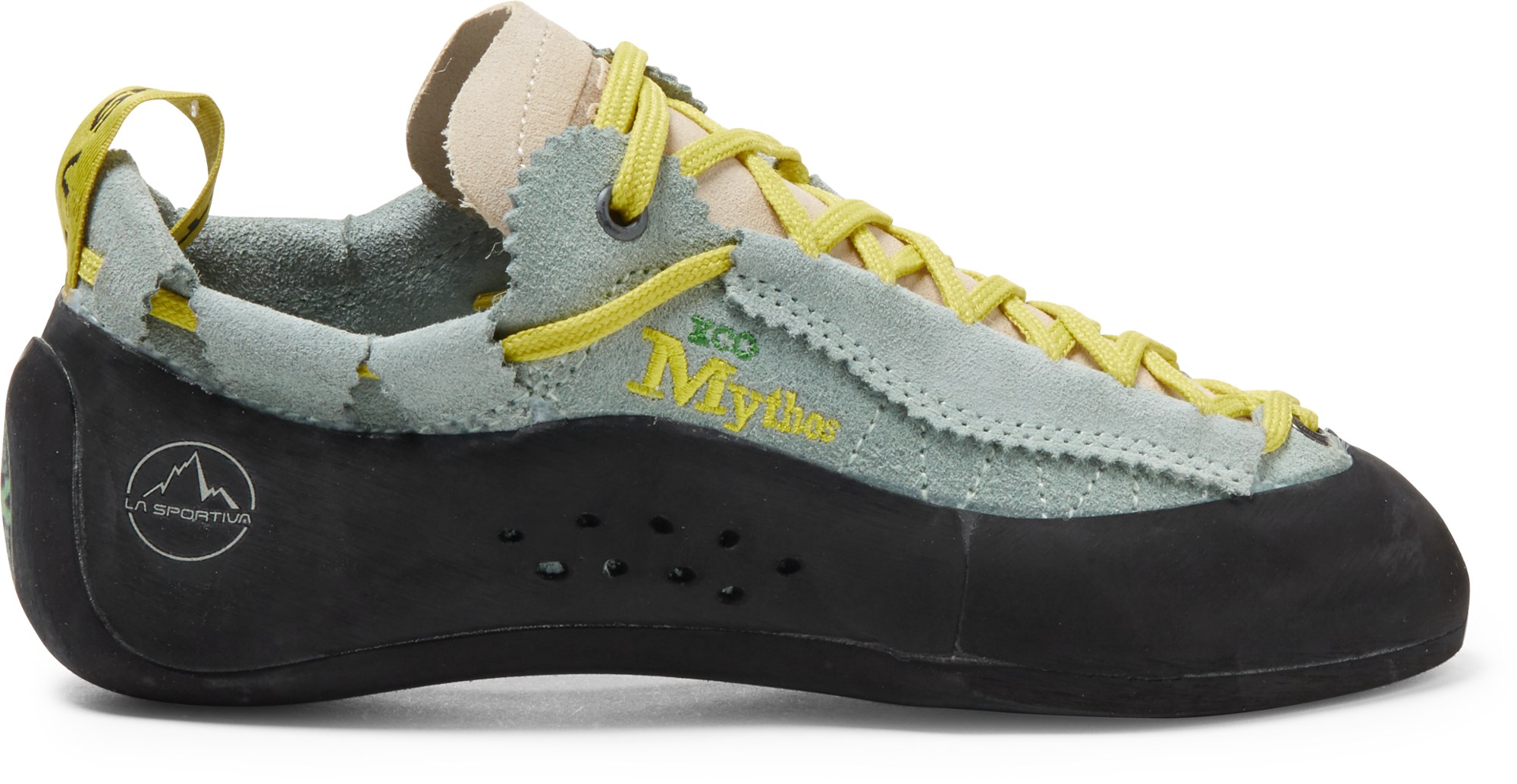 Туфли для скалолазания Mythos Eco - женские La Sportiva, зеленый