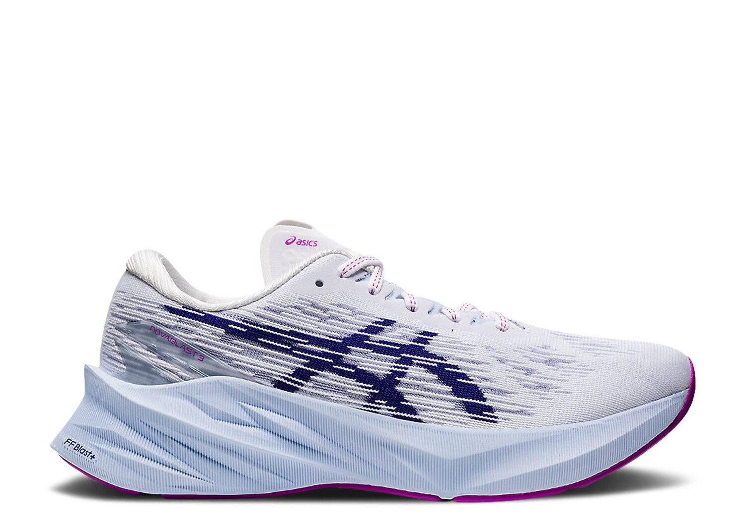 

Кроссовки ASICS Wmns Novablast 3 'White Dive Blue', белый