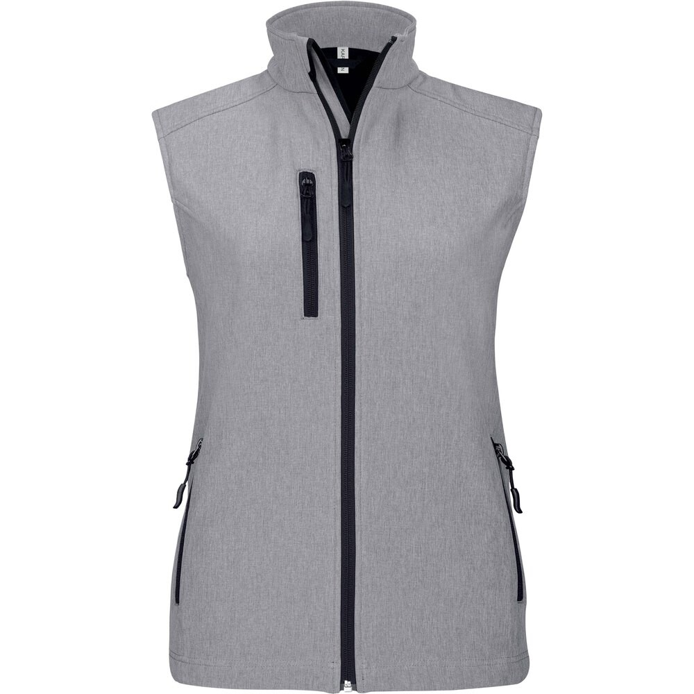 

Куртка Kariban Contrcollé Softshell Down, серый