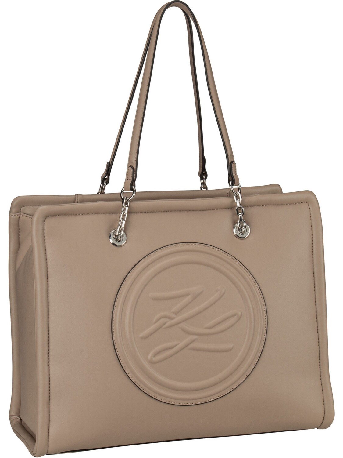 

Сумка шоппер Karl Lagerfeld K/Autograph Soft LG Tote, серый