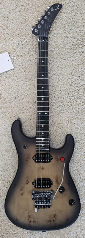 Электрогитара EVH 5150 Deluxe Poplar Burl, Ebony Fretboard, Black Burst Electric Guitar madison mill poplar dowel 516x48 inches