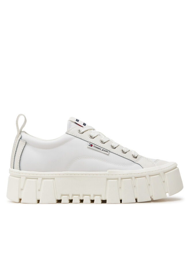 

Кроссовки Tommy Jeans Tjw Vulc Flatform Lc Mix Media EN0EN02569, экрю