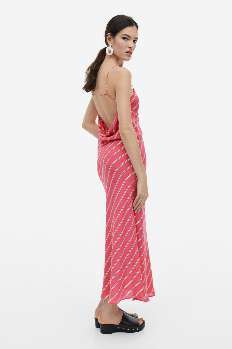 Платье-комбинация H&M, розовый