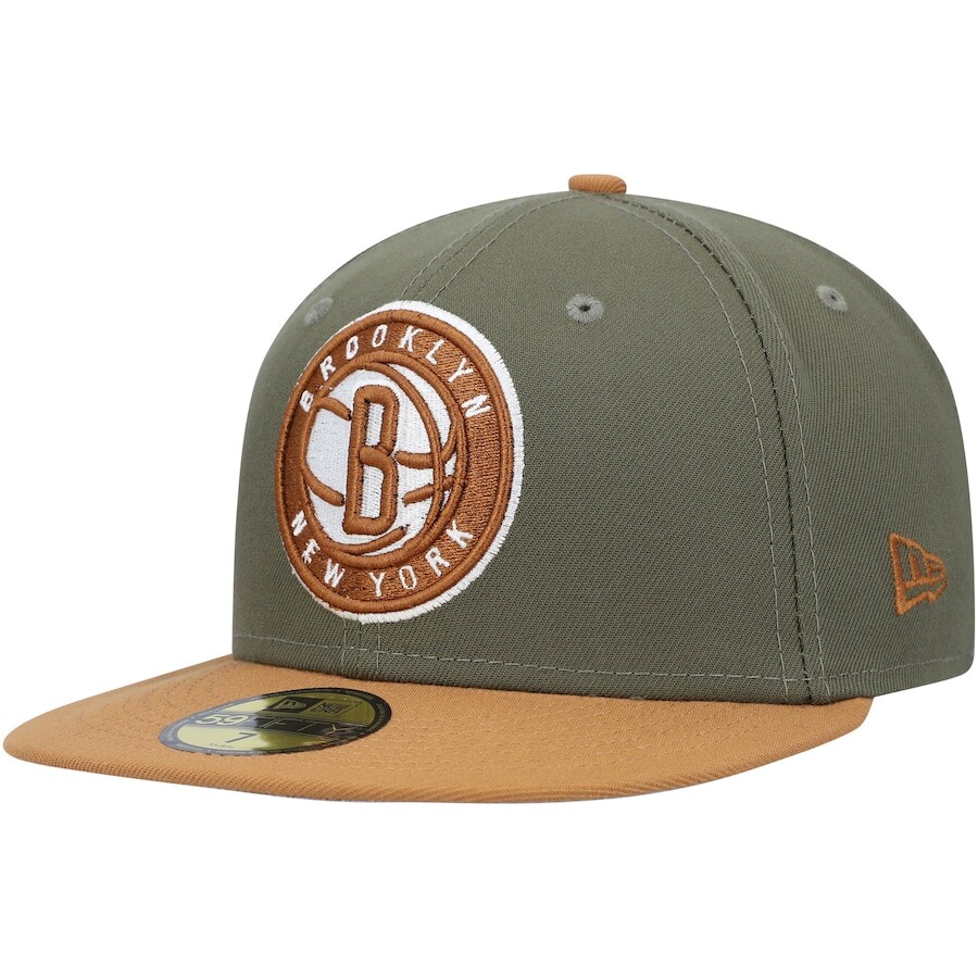 

Бейсболка New Era Brooklyn Nets, оливковый