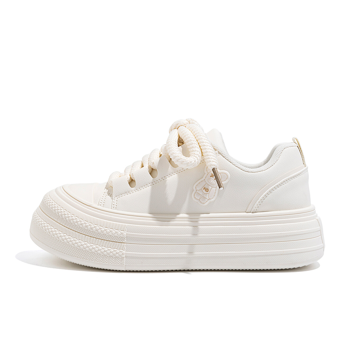 

Кроссовки HUANQIU Skateboarding Shoes Women's Low-top Beige, бежевый