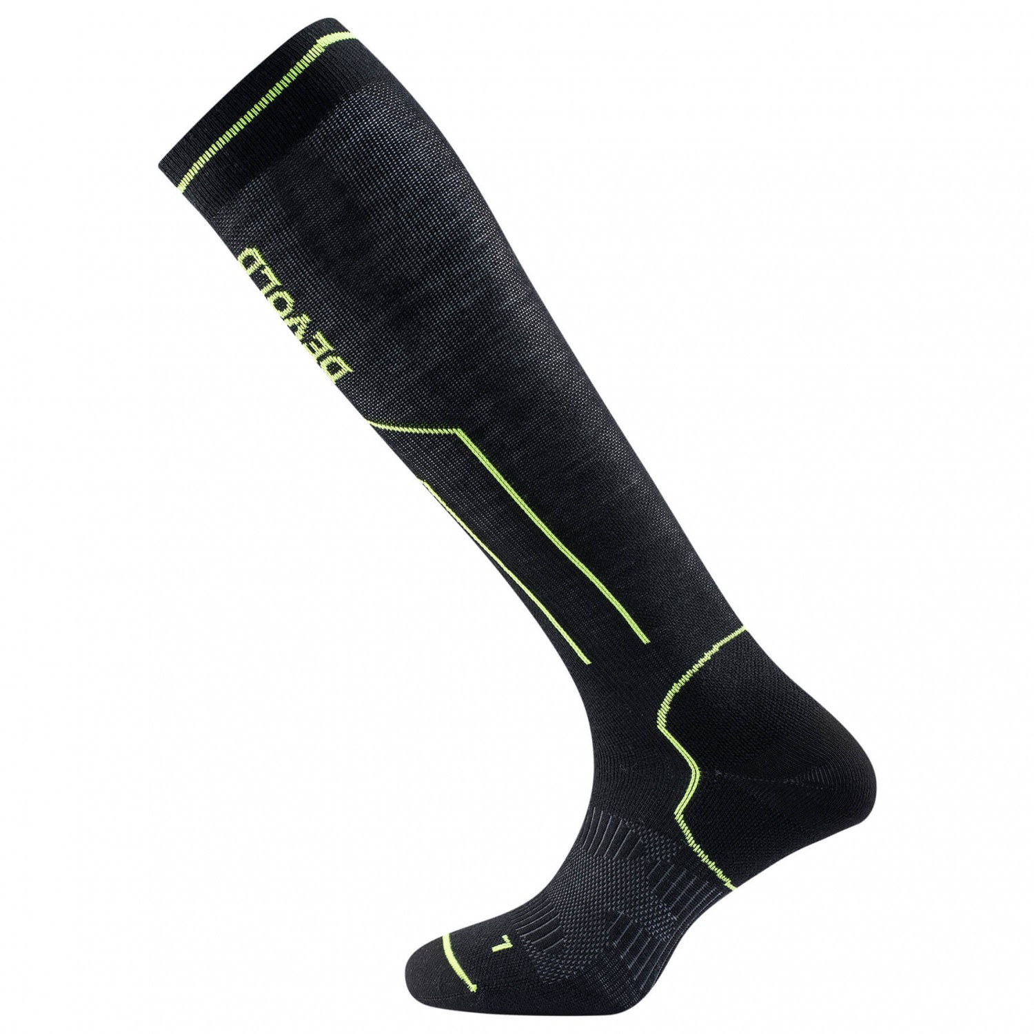 Компрессионные носки Devold Compression Sport Sock, черный sport compressed sock knee high 6 pairs per set female sock compression sport running nurse teacher doctor