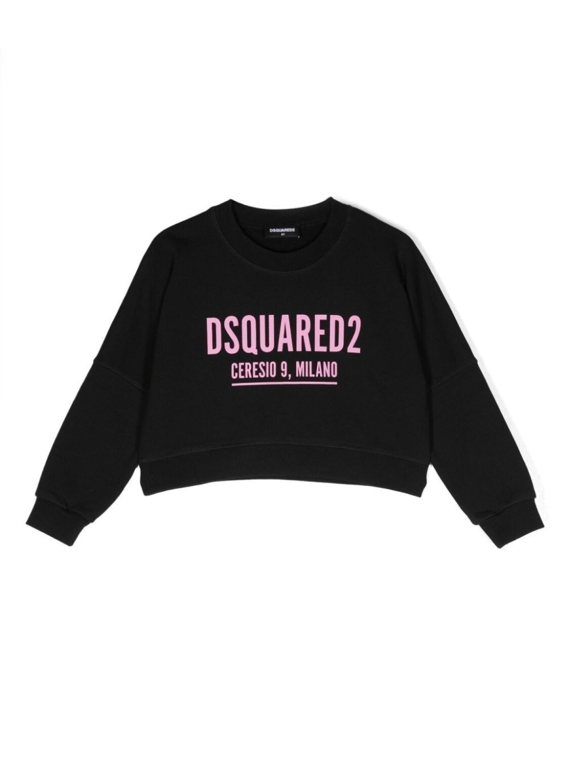 

Dsquared2 укороченная толстовка с логотипом, черный