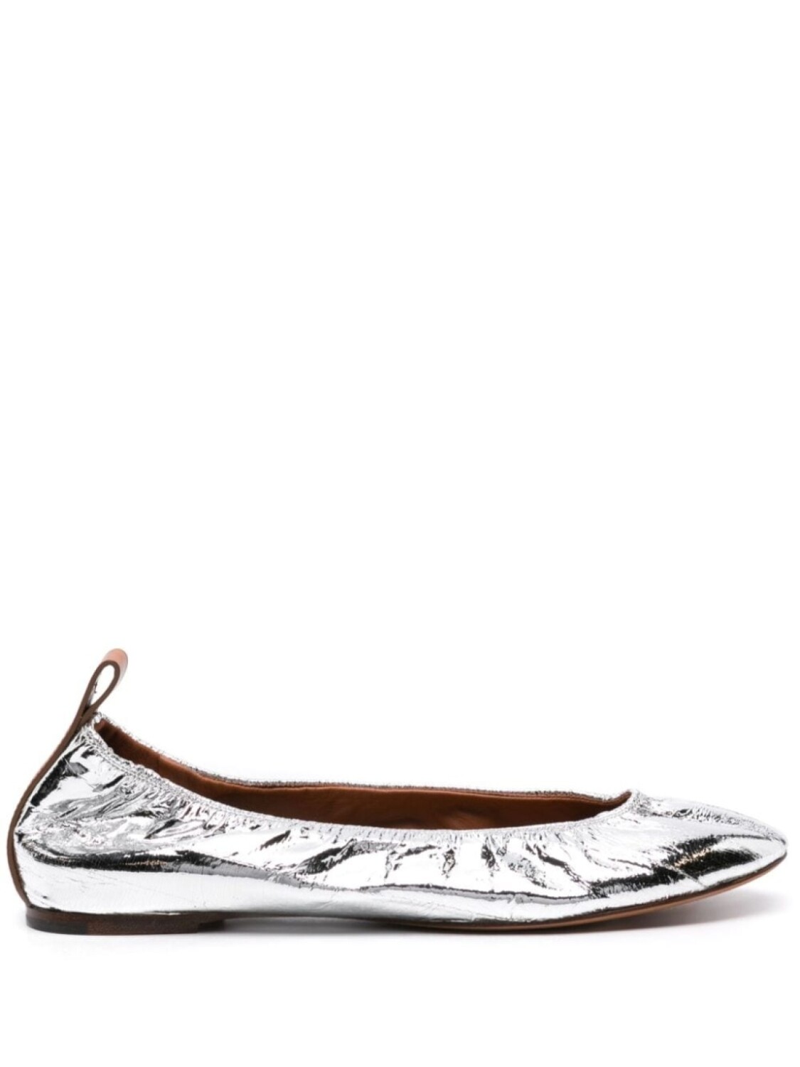 

Lanvin лакированные балетки, серебряный