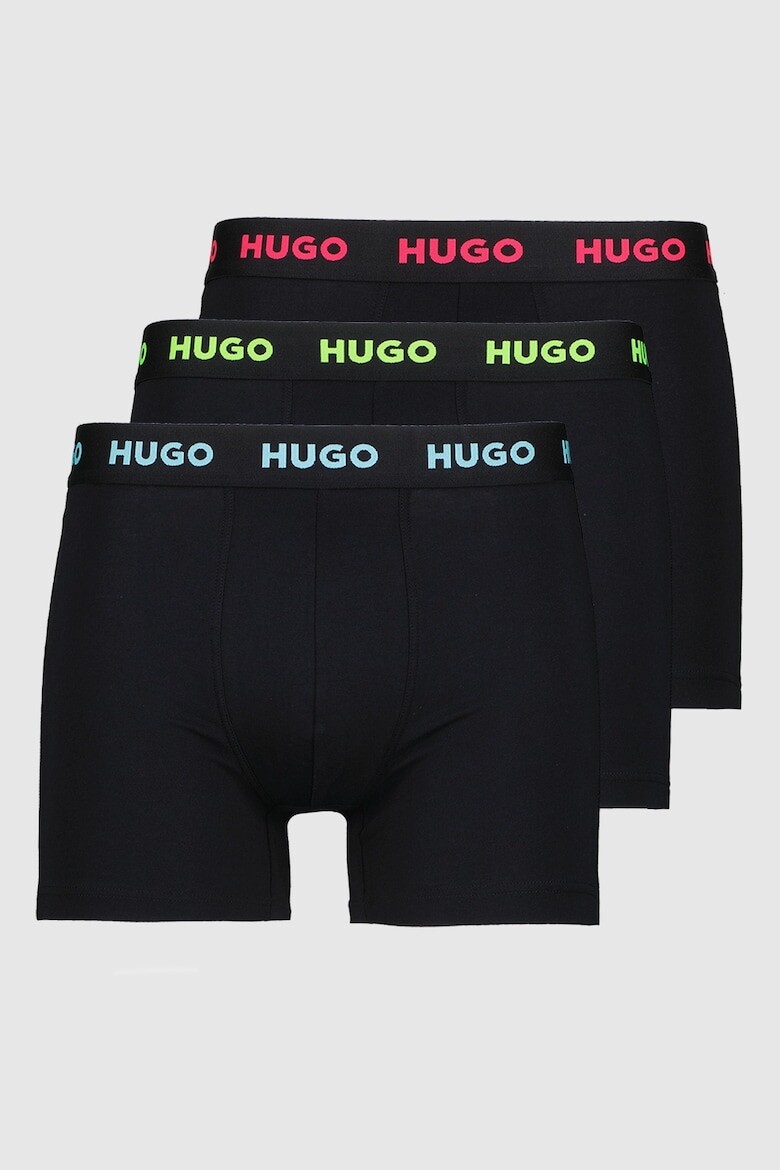 

Боксеры, 3 пары Hugo, черный