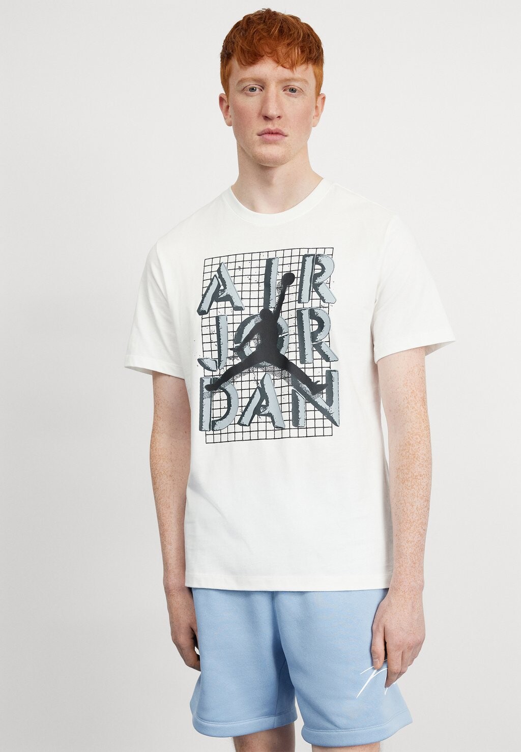 

Футболка базовая M J BRAND JM STACK SS CREW Jordan, цвет white