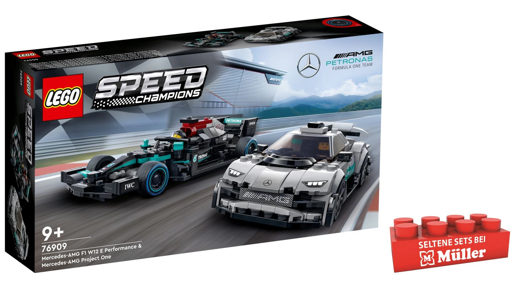 Lego Speed ​​​​Champions Mercedes-AMG F1 W12 E Performance и Mercedes-AMG Project One модель машины mercedes amg gt 1 32 инерционная арт 3222a 71376