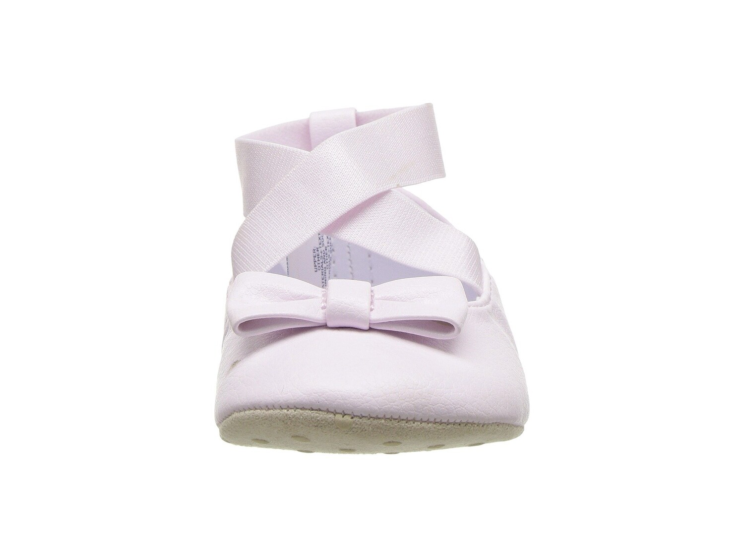 

Обувь на низком каблуке Janie and Jack Cross Strap Ballet Flat (Infant), розовый