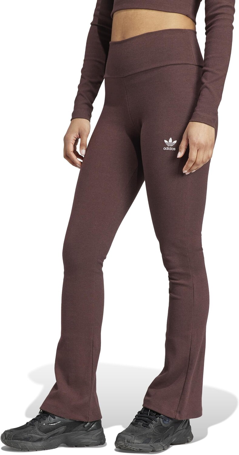 

Расклешенные брюки в рубчик Essentials adidas, цвет Shadow Brown