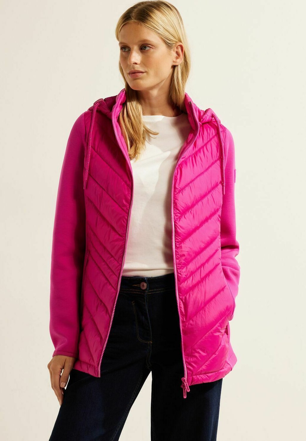 Зимняя куртка SCUBA MATERIALMIX Cecil, цвет pink
